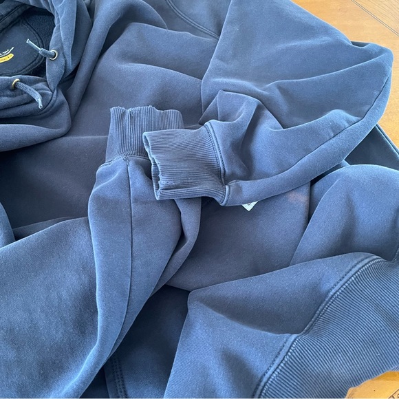 Carhartt Rain Defender Navy Blue Hoodie Workwear Heavy Mens Size 3XLT Tall XXXL - Picture 12 of 12